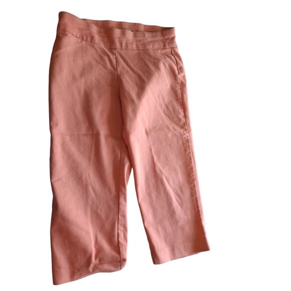 Croft & Barrow  Effortless Stretch Capri Pants Womens Size 6 Regular Peach - Picture 1 of 10